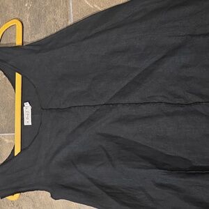 Bodil Womens Size‎ Small Linen Sleeveless Tunic Top Asymmetric Hem